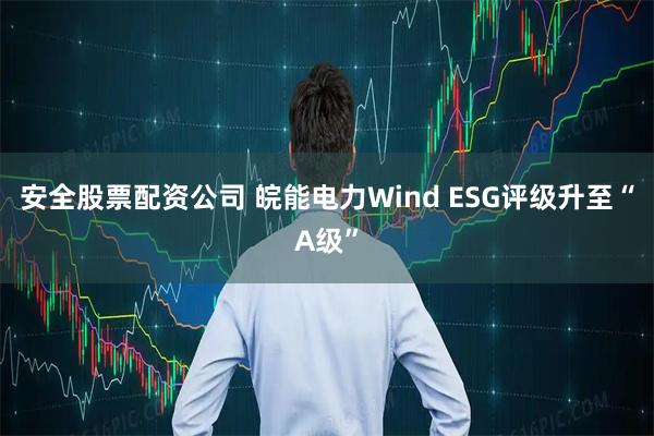 安全股票配资公司 皖能电力Wind ESG评级升至“A级”